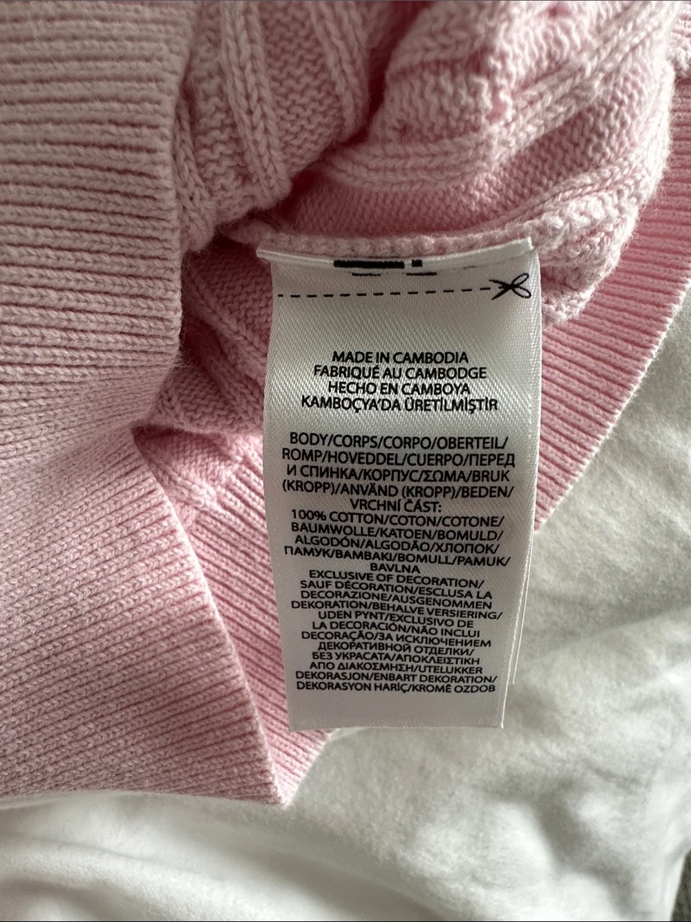 Ralph Lauren Light Pink Cable-Knit Baby Cardigan 12 Month